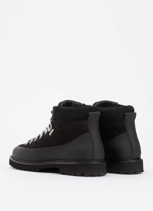 Nubikk Logan Chad veterboot van nubuck - achterkant 4 zwart