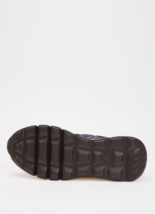 Nubikk Luca Noa sneaker met suède details - detail 3 donkerblauw