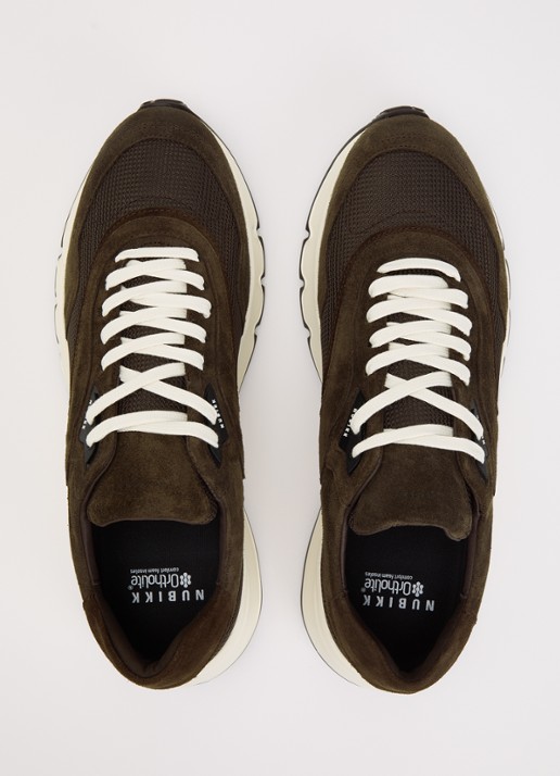 Nubikk Luca Noa sneaker met suède details - detail 3 grijs
