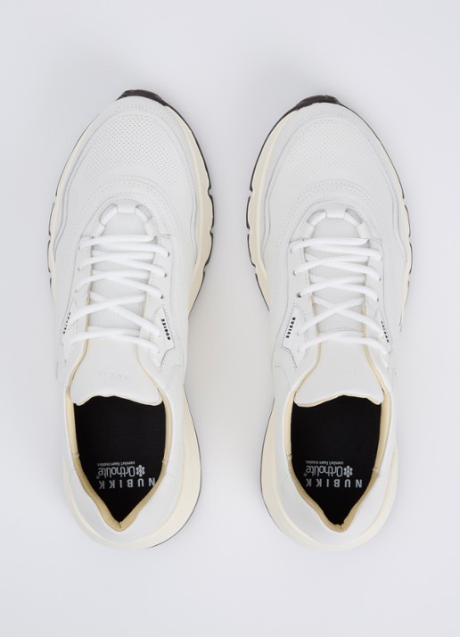 Nubikk Luca Noa sneaker van leer  - detail 2 gebroken wit
