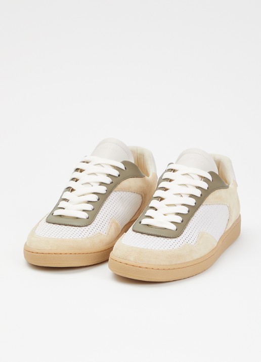 Nubikk Ray Joss sneaker met suède en leren details - detail 3 beige
