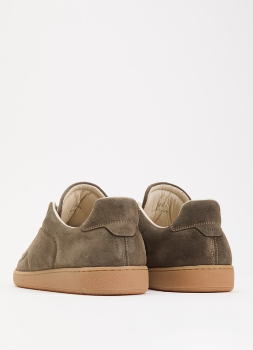 Nubikk Ray Rush sneaker van suède - achterkant 2 olijfgroen