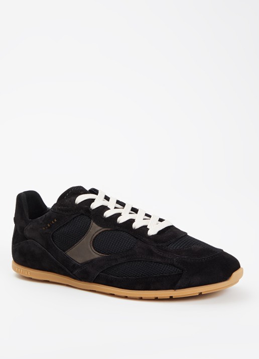 Nubikk Riley Morgan sneaker van suède met mesh details