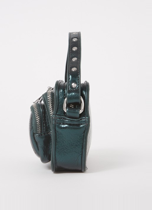 Núnoo Helena  crossbodytas met afneembare schouderriem - detail 4 donkergroen