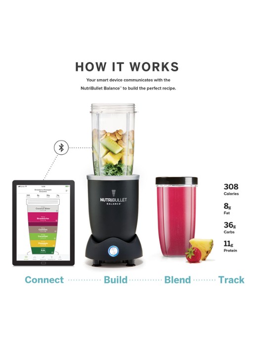 Nutribullet Balance blender 95 cl BX620 - detail 3 zwart