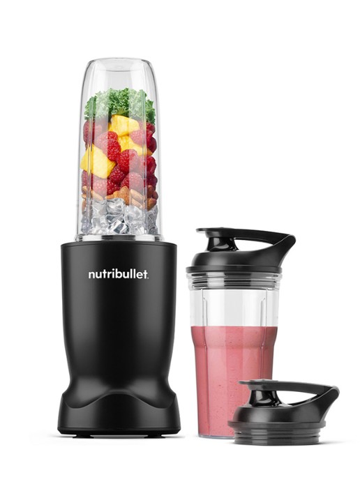 Nutribullet Turbo blender 0,9 liter - voorkant 4 zwart