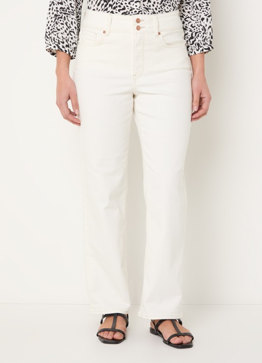 NYDJ Bailey high waist straight leg jeans met gekleurde wassing