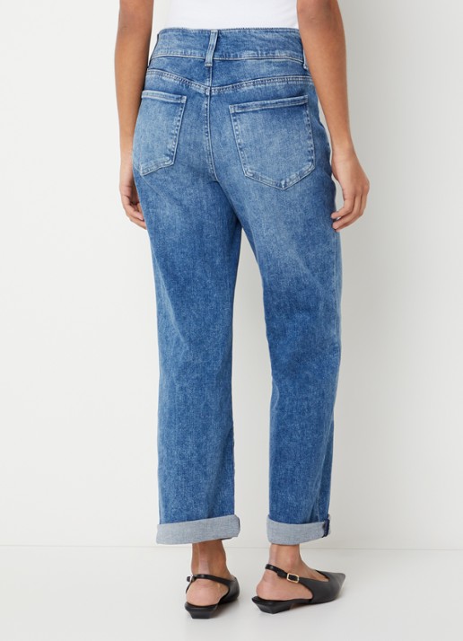 NYDJ Bailey mid waist slim fit jeans met steekzakken - achterkant 5 indigo