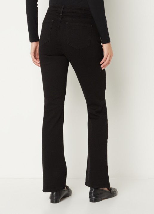 NYDJ Barbara high waist bootcut jeans met stretch - achterkant zwart