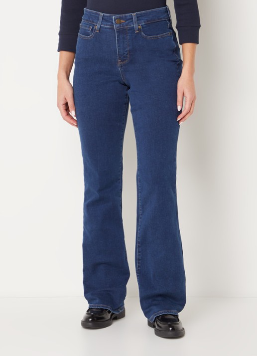 NYDJ Blake high waist flared jeans met stretch - detail 2 blauw