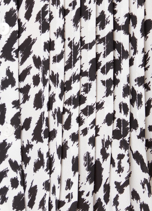 NYDJ Gato blouse met print en pofmouw - detail 2 zwart