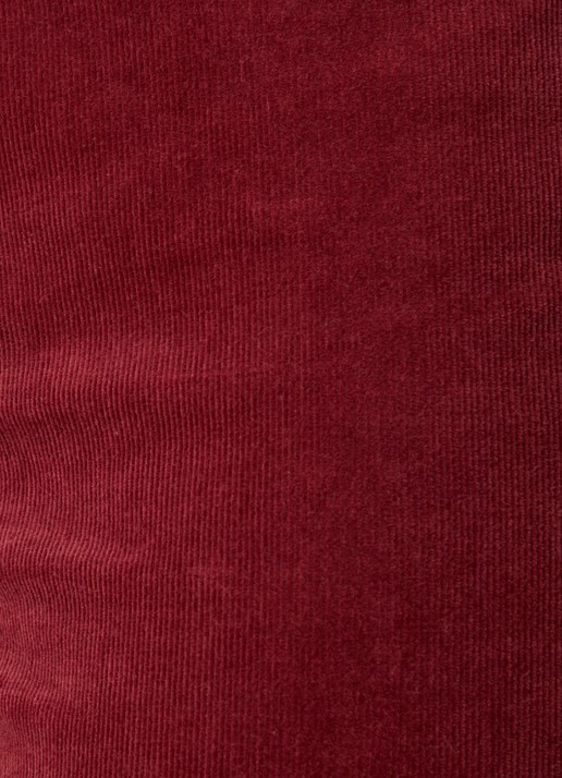 NYDJ Marilyn high waist straight fit chino van corduroy - detail 3 donkerrood