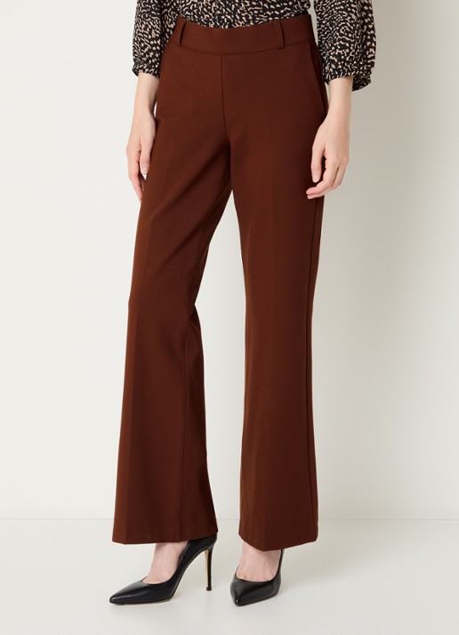 NYDJ Pull On high waist flared fit pantalon met steekzakken