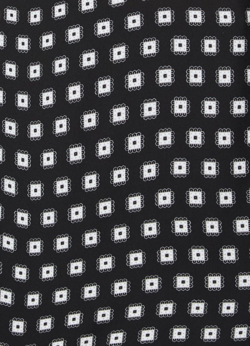 NYDJ Tuniek met print en strikkraag - detail 3 zwart