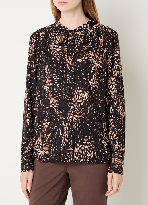 NYDJ Tuniek met print en strikkraag