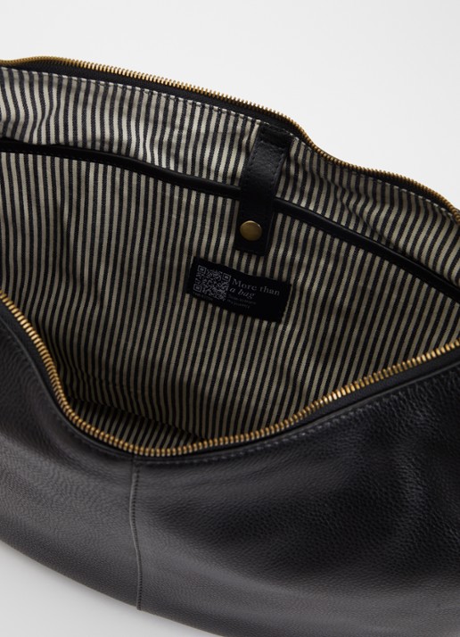 O My Bag Coco Grand schoudertas van leer  - detail 3 zwart