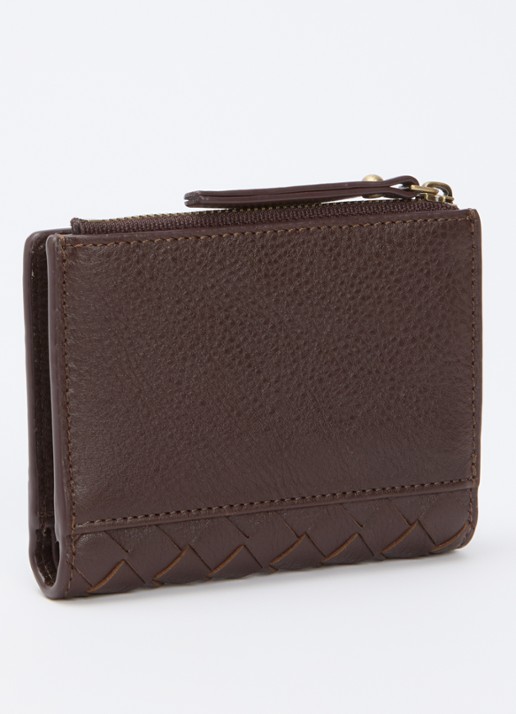 O My Bag Jamie portemonnee van leer - achterkant 3 bruin