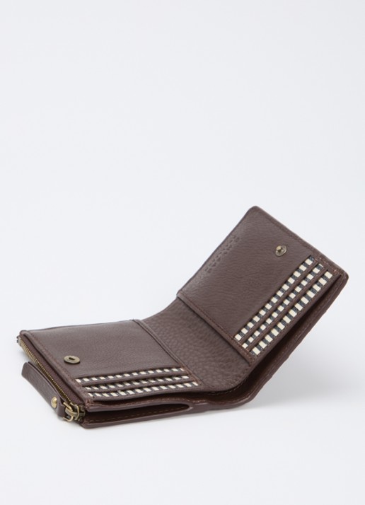 O My Bag Jamie portemonnee van leer - voorkant 2 bruin