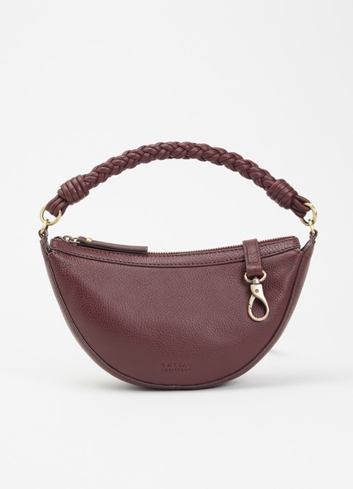 O My Bag Leo Mini handtas van leer met afneembare schouderriem