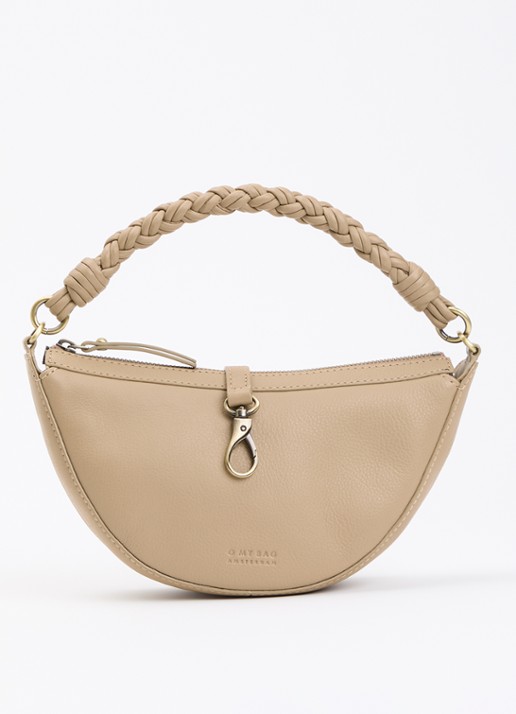 O My Bag Leo Mini handtas van leer met afneembare schouderriem