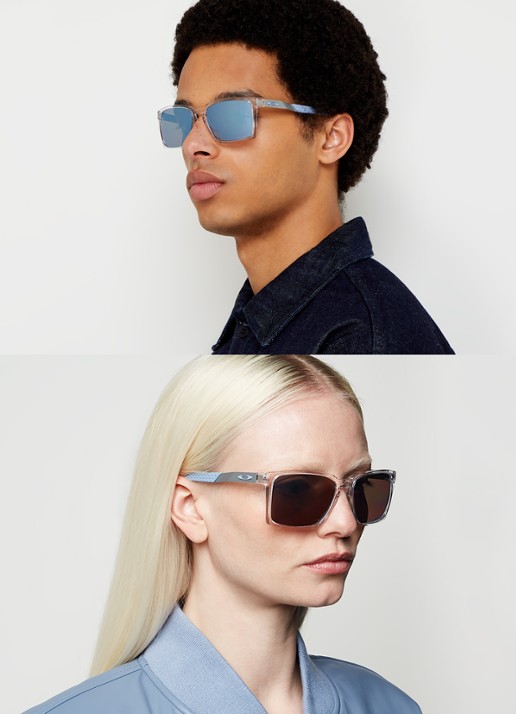 Oakley Exchange zonnebril gepolariseerd OO9483 - voorkant 5 lichtgrijs