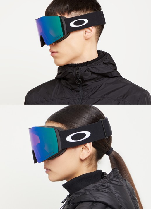 Oakley Fall Line L skibril OO7099 - voorkant 2 zwart