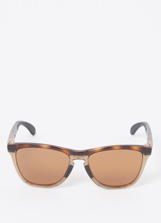Oakley Frogskins Range zonnebril gepolariseerd OO9284 - detail 2 donkerbruin