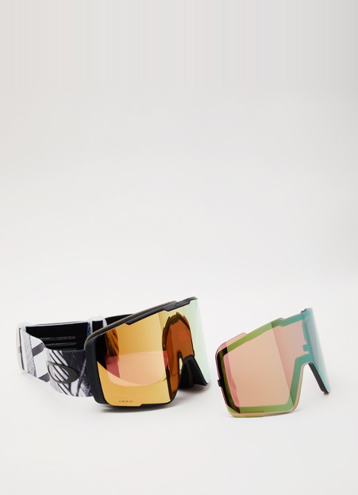 Oakley Line Miner Pro L skibril met verwisselbare lens OZ7136 - detail 2 lichtgrijs