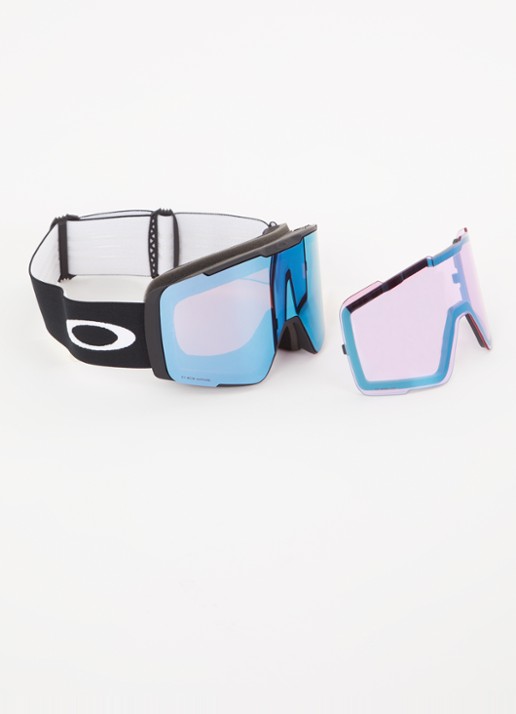 Oakley Line Miner Pro skibril met extra lens OO7136 - detail zwart