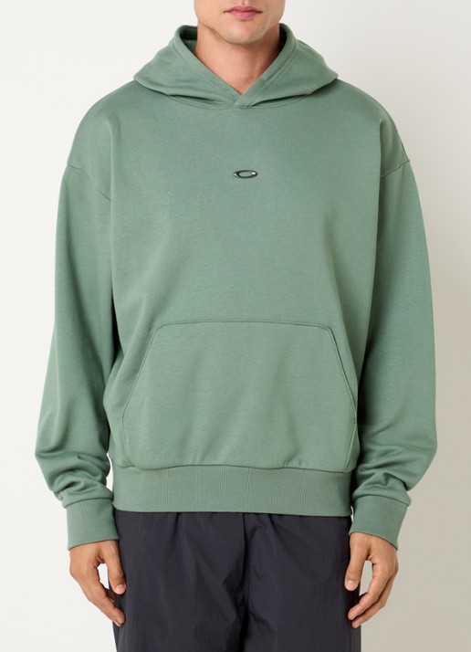 Oakley Metal rise hoodie met kangoeroezak - detail 4 groen