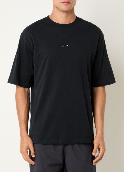 Oakley Metal rise T-shirt met ronde hals - detail 4 zwart