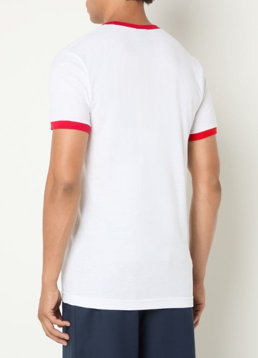 Obey 7 Wonders T-shirt met logoprint - achterkant 2 wit