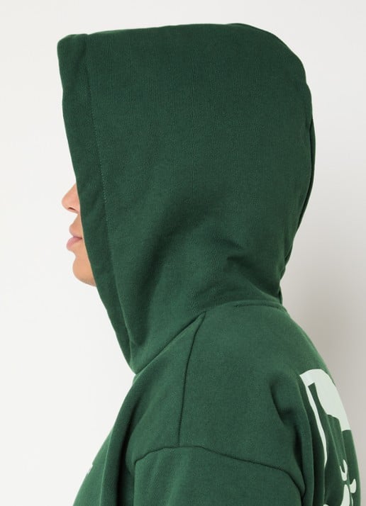 Obey Bold hoodie met logo - detail 4 donkergroen
