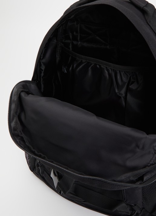 Obey Commuter rugzak met logo en 16 inch laptopvak - detail 3 zwart