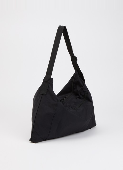 Obey Explorer crossbodytas met logo - achterkant zwart