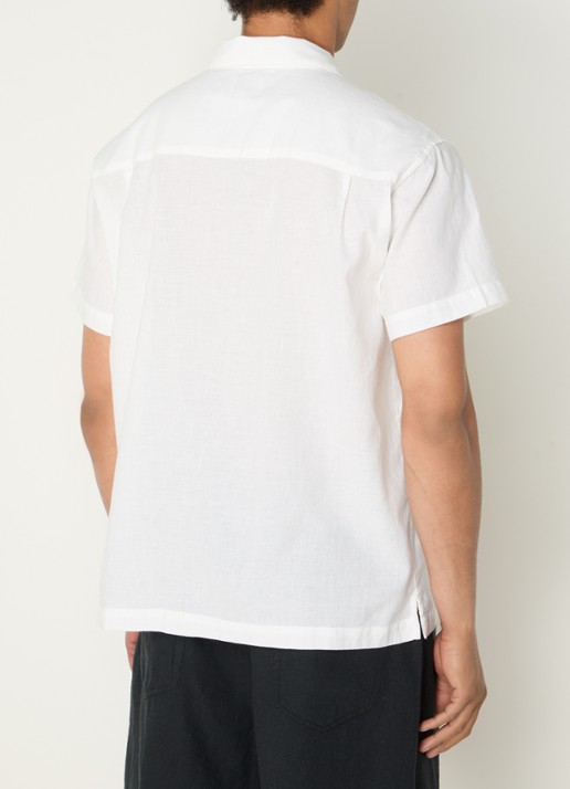 Obey Hyde regular fit overhemd met print - achterkant 2 wit