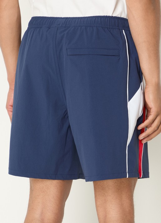 Obey Onset zwembroek met logo - achterkant donkerblauw