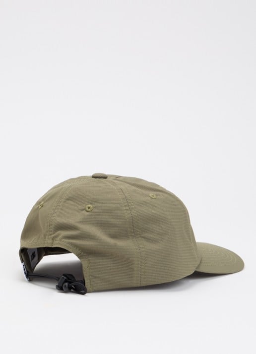 Obey Stride 5 pet met logo - detail olijfgroen