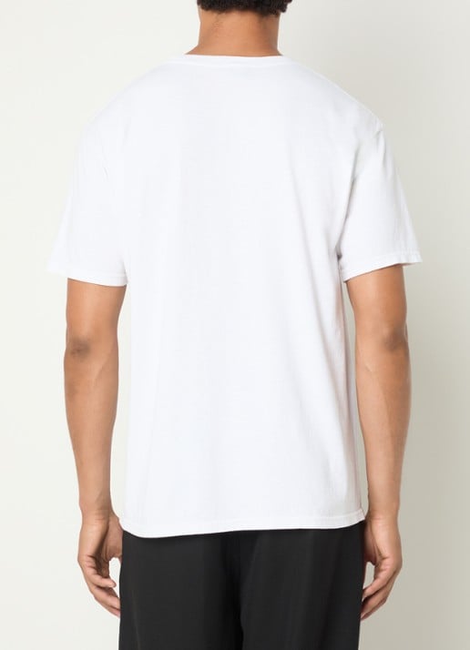 Obey T-shirt met logoprint - achterkant 2 wit