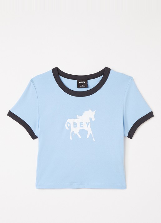 Obey T-shirt met logoprint