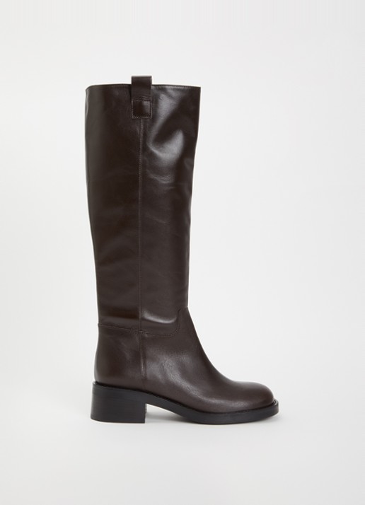 Odare Giulia laars van leer - voorkant beige