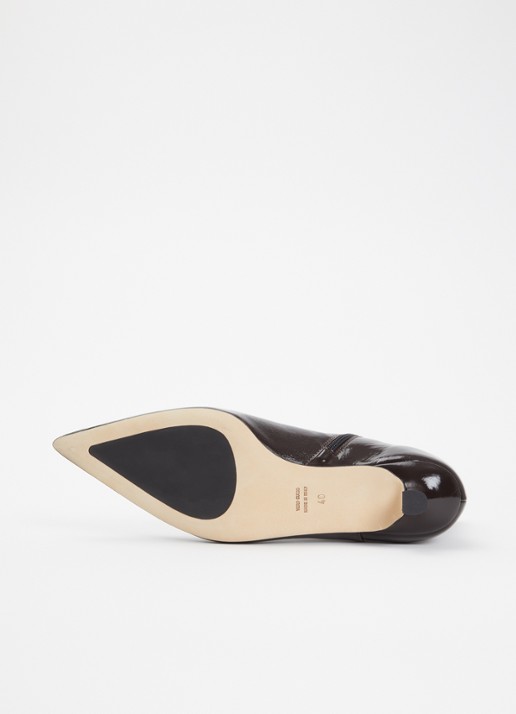 Odare Mila Sensory enkellaarsje van leer - detail 3 donkerbruin