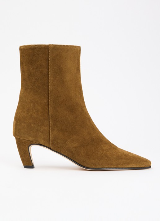 Odare Phaedra enkellaarsje van leer - voorkant 4 beige