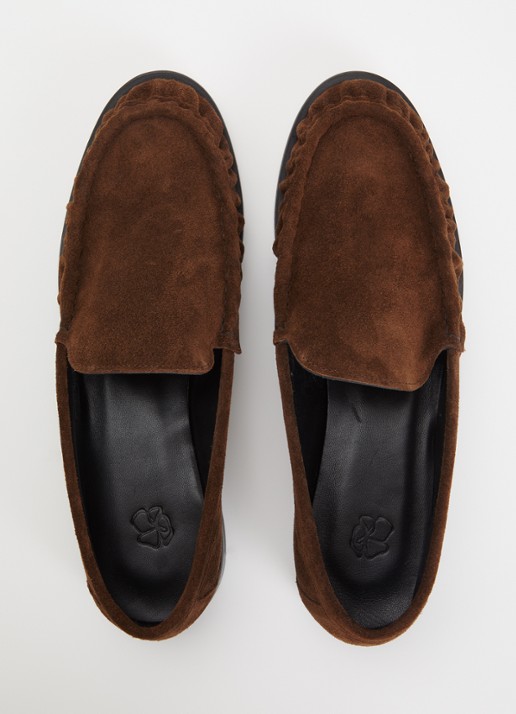 Odare Rudi loafer van leer  - detail 3 bruin