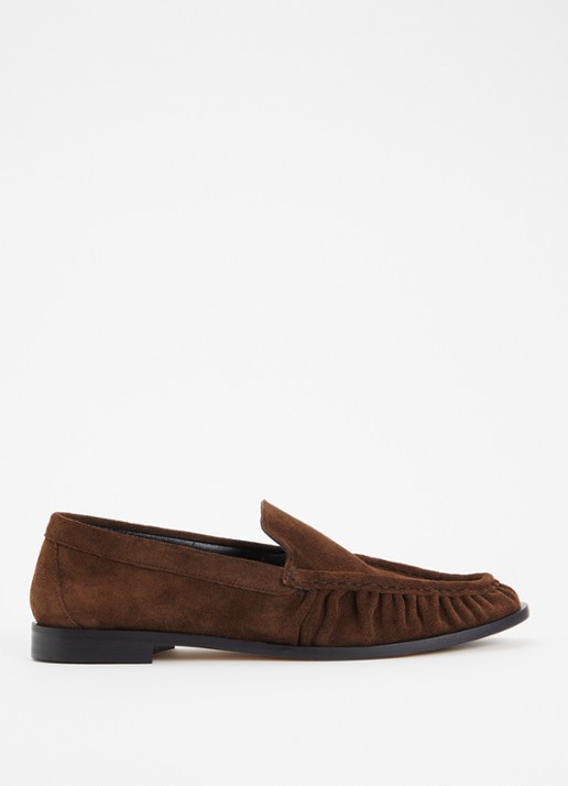 Odare Rudi loafer van leer  - voorkant 5 bruin
