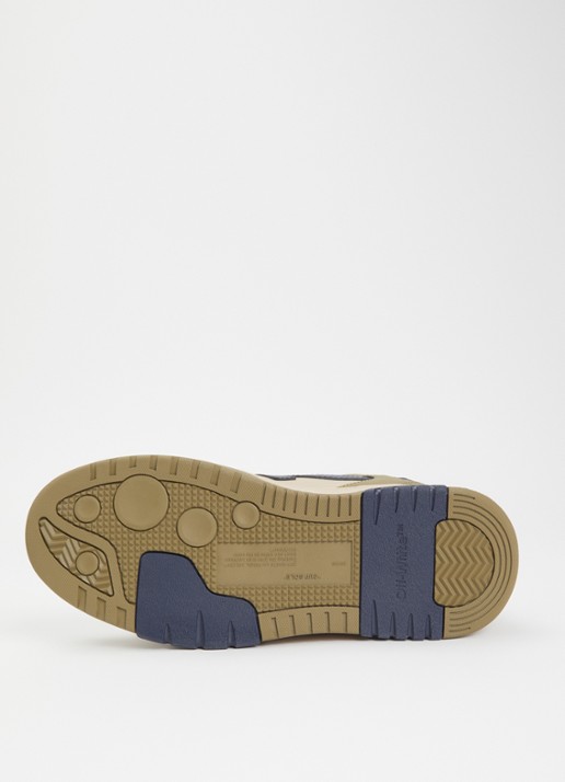 Off-White B-Out Of Office sneaker van leer  - detail 4 legergroen