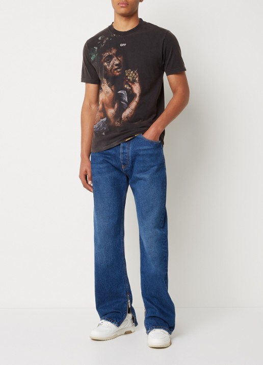 Off-White Bacchus T-shirt met print  - voorkant 3 zwart