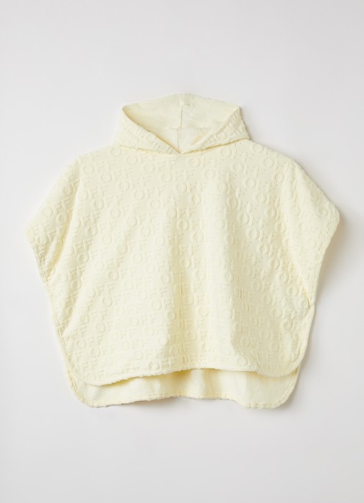 Off-White Badcape van badstof