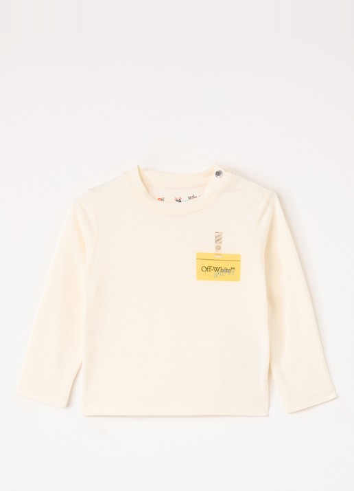 Off-White Badge Gallery longsleeve met logoprint