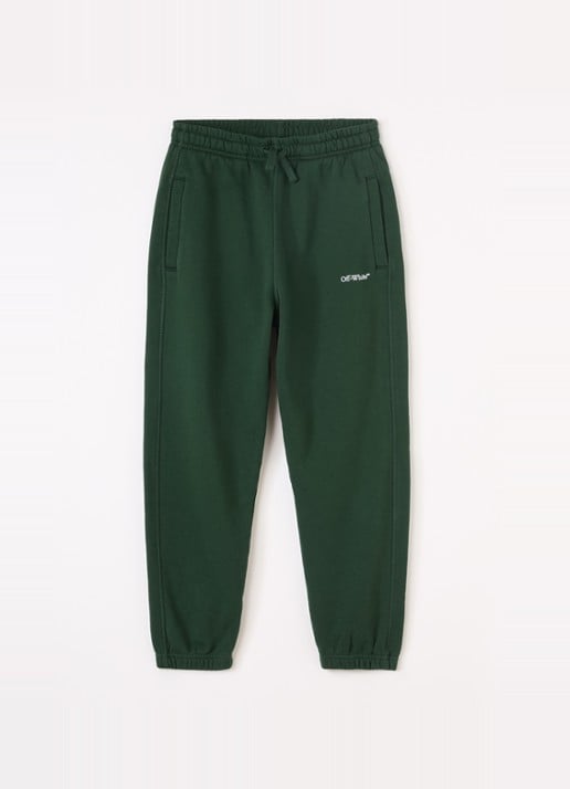 Off-White Bookish tapered fit joggingbroek met logoborduring